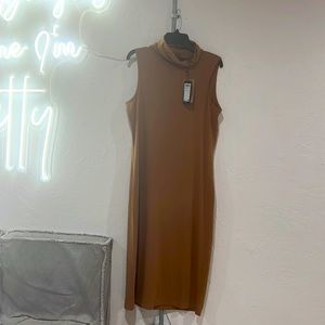 Bohme Midi turtle neck camel 🐪 color dress